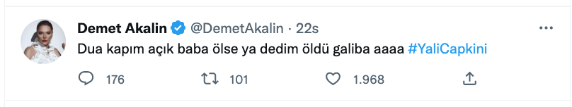 demet akalin dan dikkat ceken yali capkini dizisi yorumu dua kapim acik